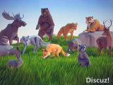 Poly Art Animal Forest Set 3.4 unity3d asset